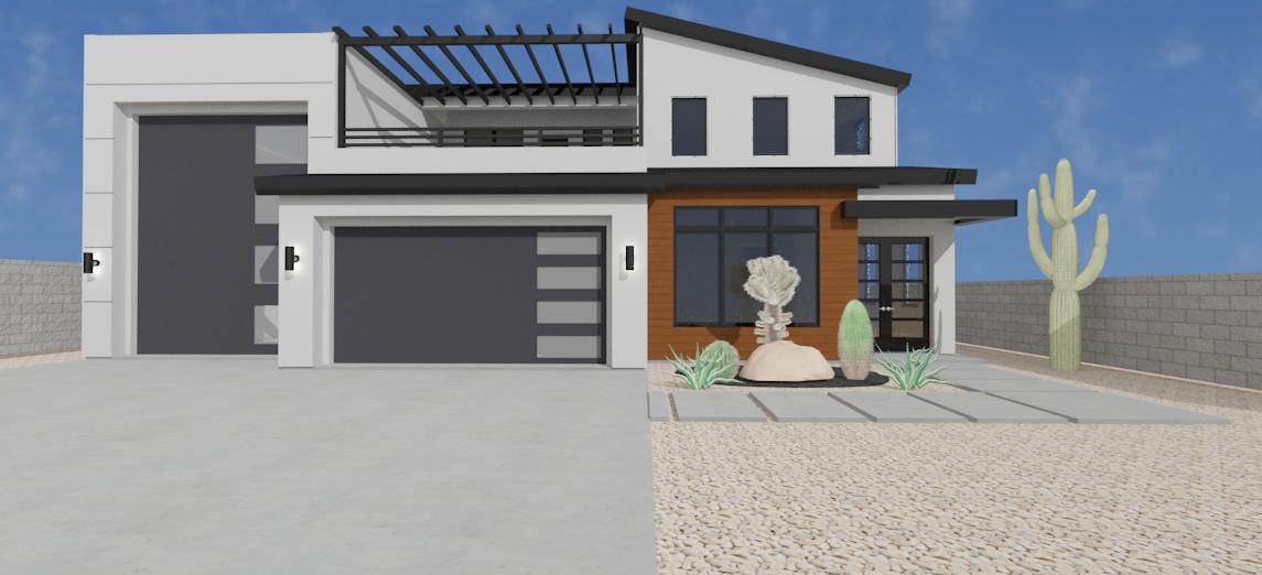Stunning Two-Story Contemporary Home with RV Garage and Rooftop Deck - 4 Bedrooms, 5 Baths