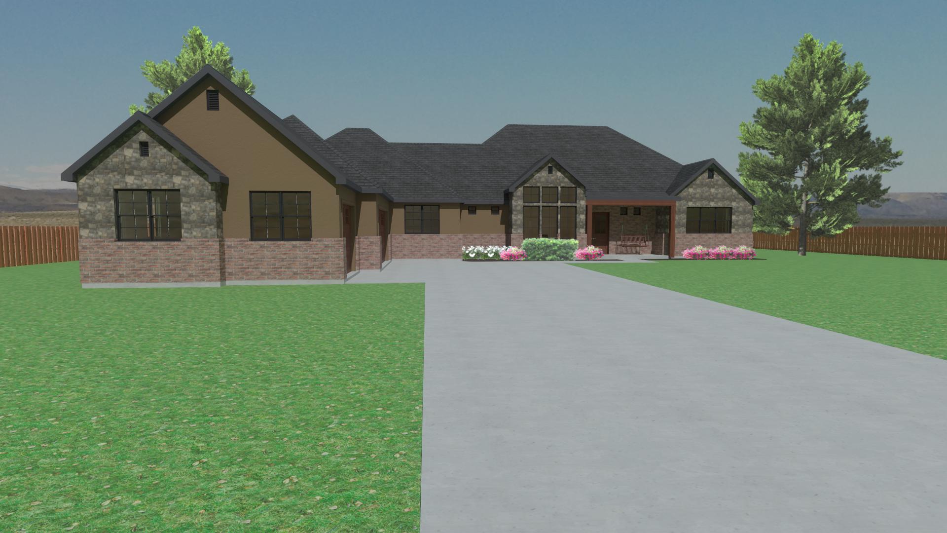 Spacious Single-Story Ranch Home with Open Concept Living and 3-Car Garage