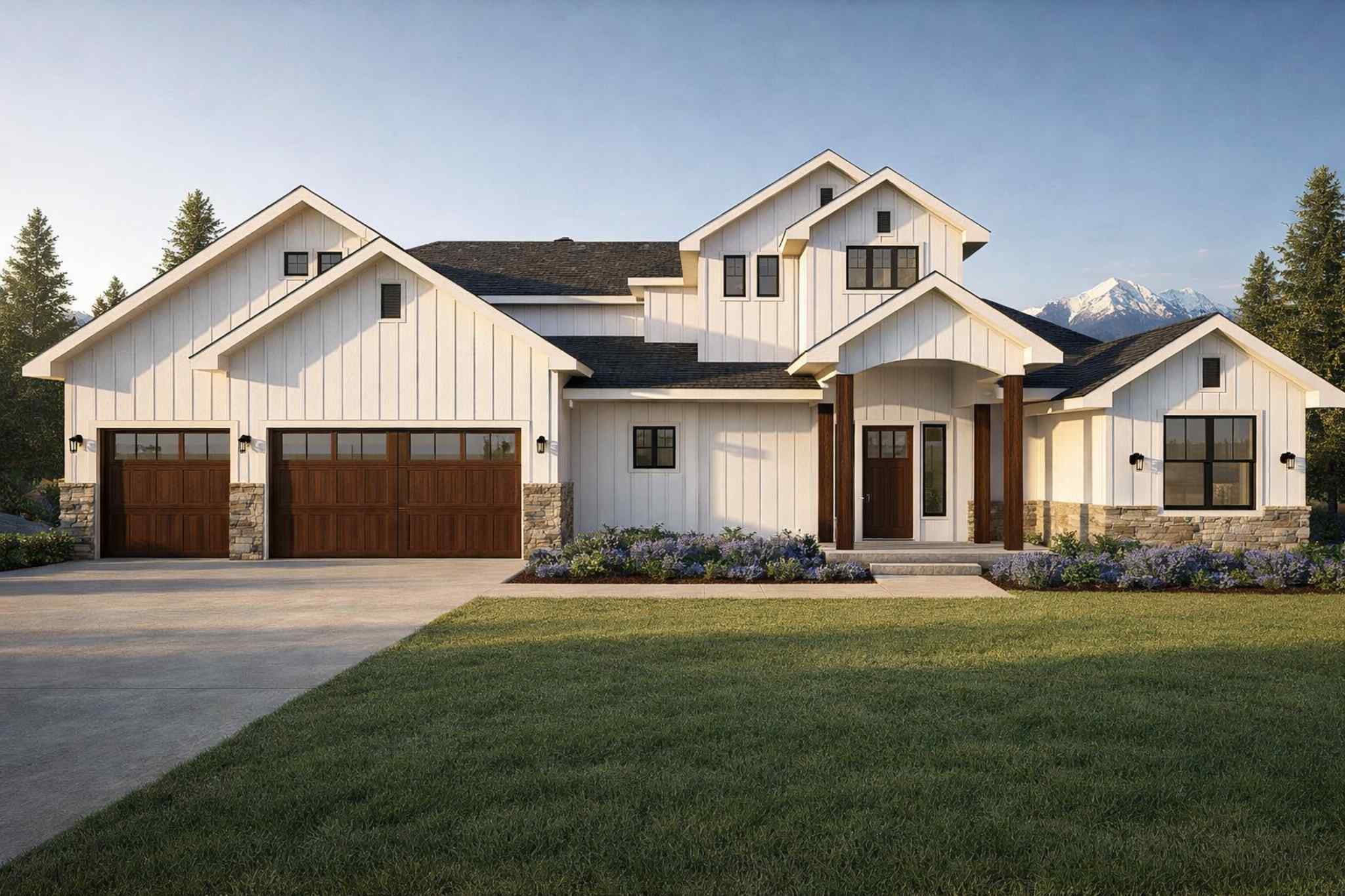 Stunning Two-Story Modern Traditional Home with Open Concept Living and Master Suite